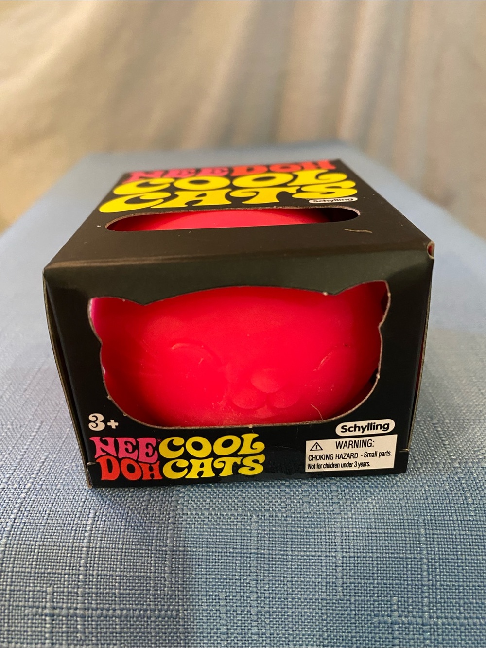 NEW NeeDoh Pink Cool Cats Squishy